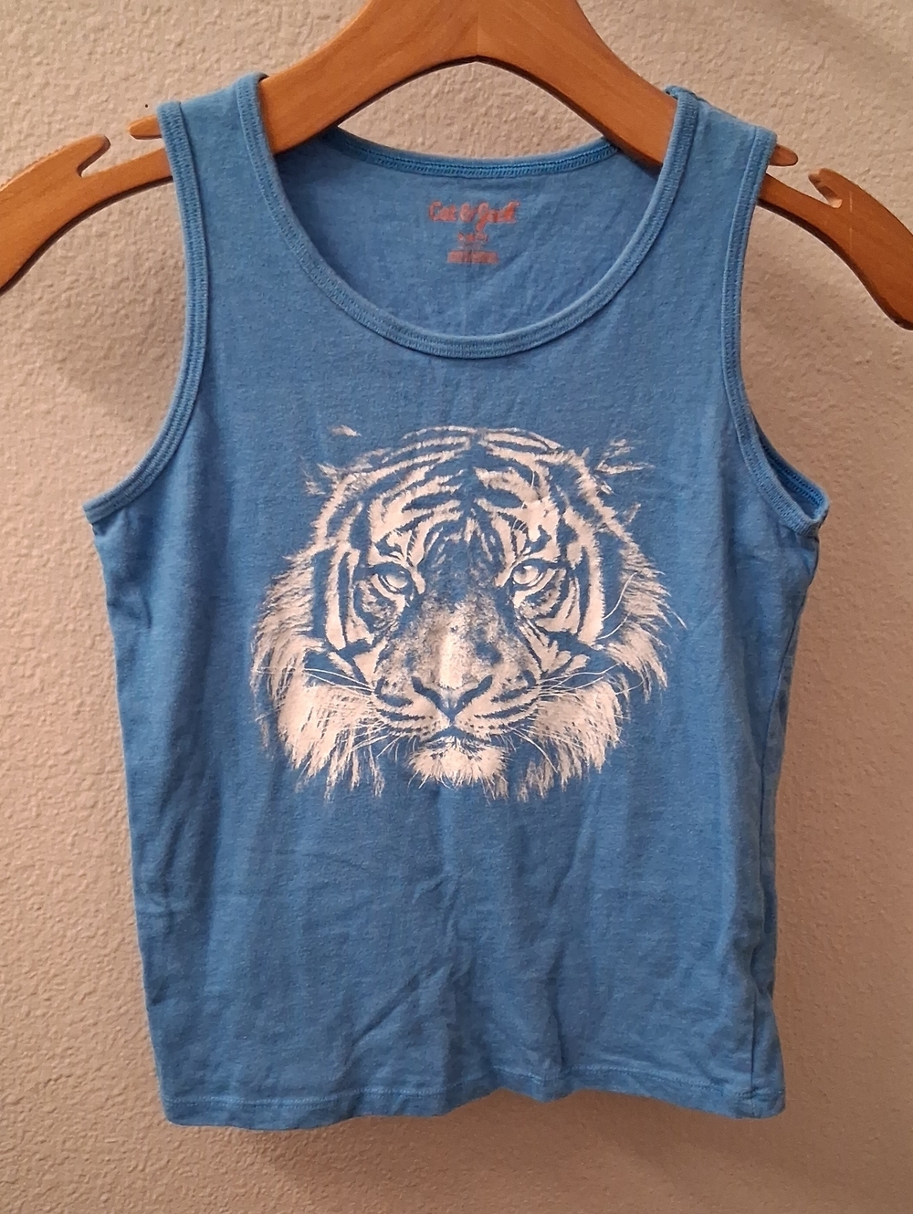 Cat & Jack Tiger Tank Top Small 6/7